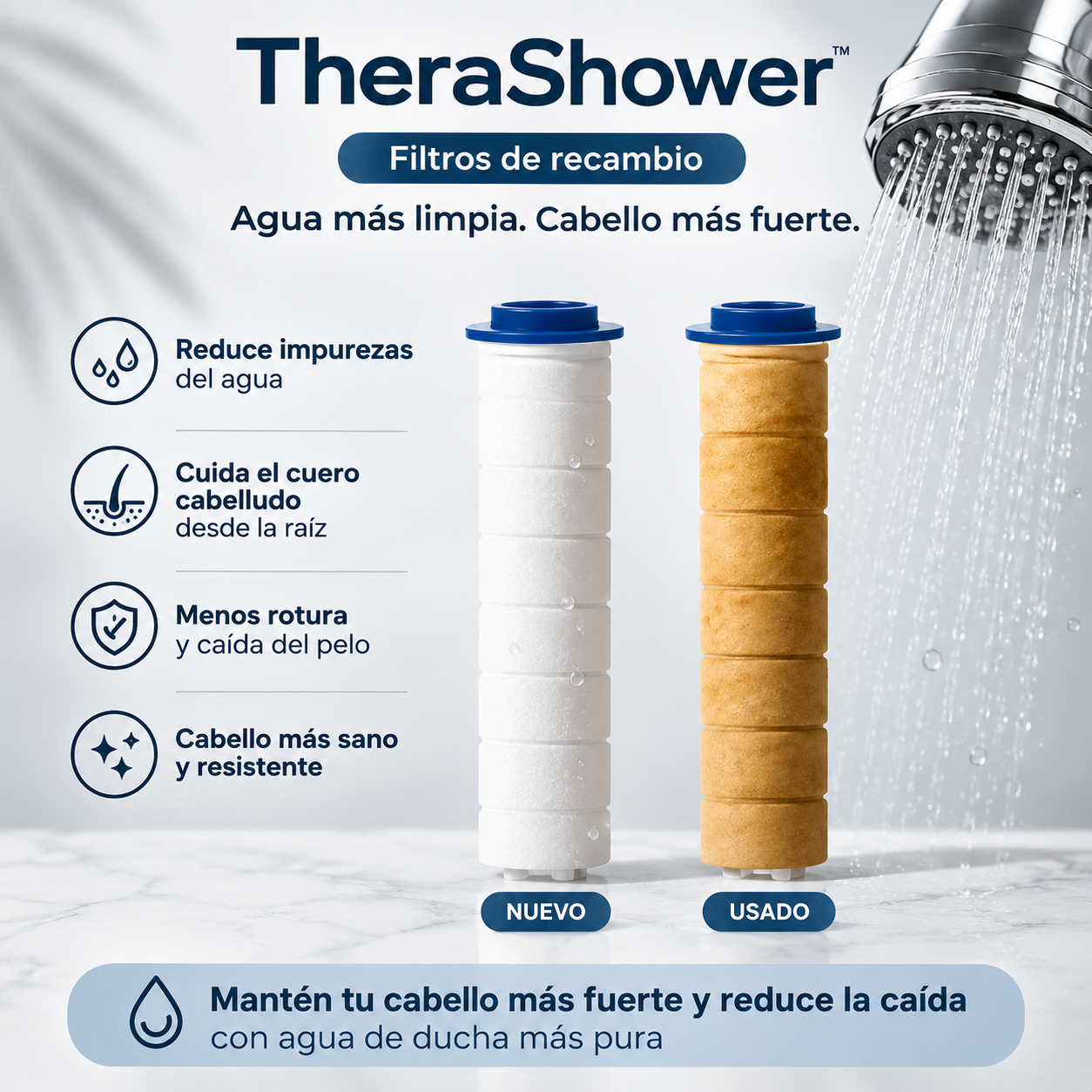 TheraShower™ — Ducha Anticaída